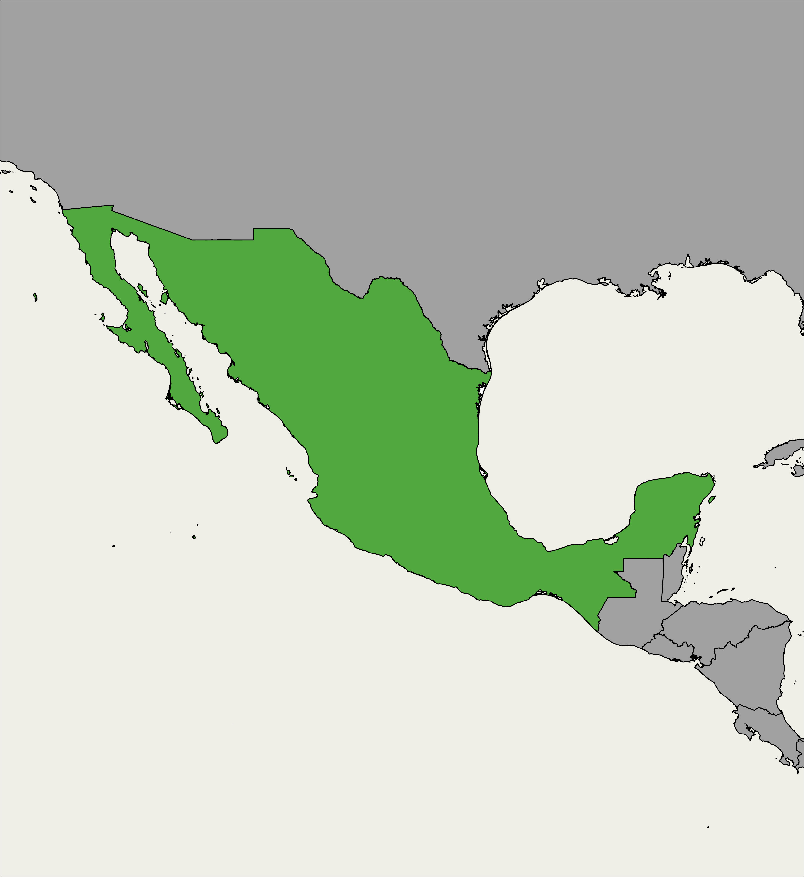 Mexican Mission Map 1879